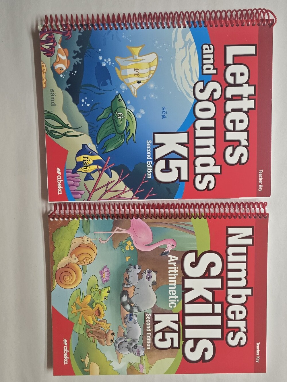 Abeka Letters And Sounds/Numbers Skills Teacher Key K5 2ndEdition Books School